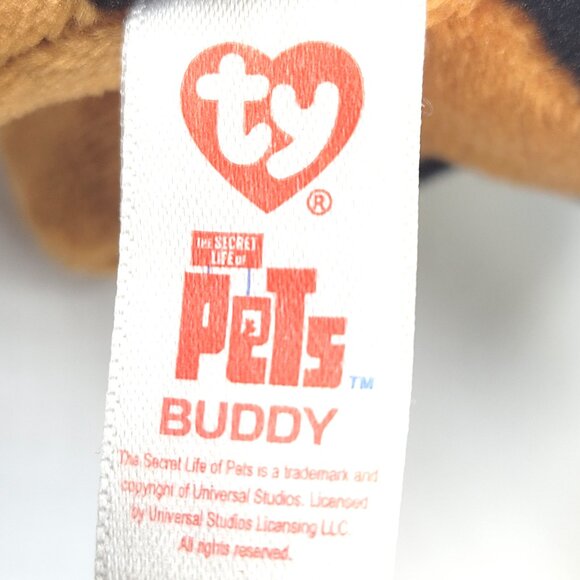 2 TY Dachshunds BUDDY Secret Life of Pets Dog Puppy Plush Softie Toy Animal  Co - Picture 8 of 12